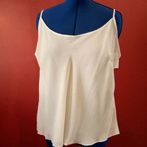 Chaps Ralph Lauren Vintage Camisole Cream. No tag - XL? Bust = 51" - Picture 1 of 5